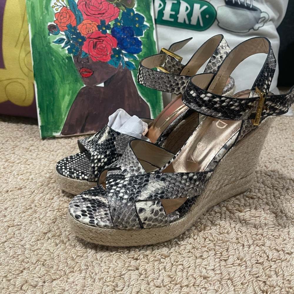 Ted Baker London Snakeskin Wedges